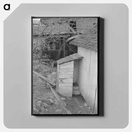 アートパネル-Privies near Old Sawmill
 - ラッセル リー Canvas.