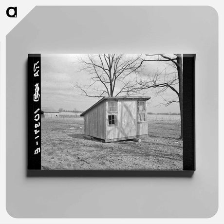 アートパネル-Shoemaker's Brooder House
 - ラッセル リー Canvas.