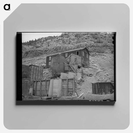 アートパネル-Fall Creek Gold Mill
 - ラッセル リー Canvas.