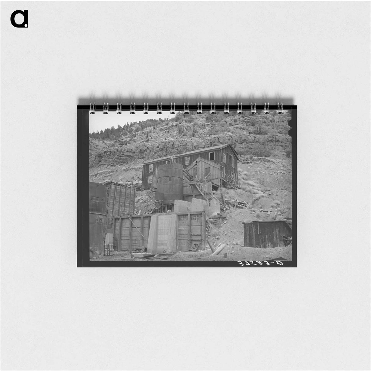 アートメモ帳-Fall Creek Gold Mill
 - ラッセル リー Memo.