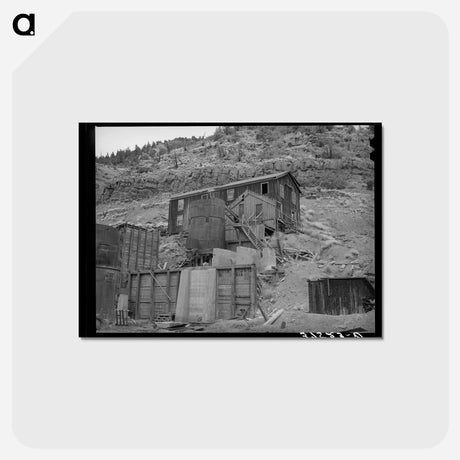 アートポストカード-Fall Creek Gold Mill
 - ラッセル リー Postcard.