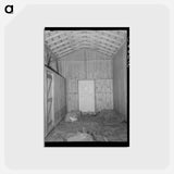 アートポストカード-Barn Interior, Southeast Missouri
 - ラッセル リー Postcard.