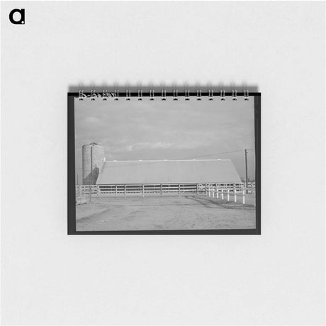 アートメモ帳-Barn. Mineral King Cooperative Farm
 - ラッセル リー Memo.
