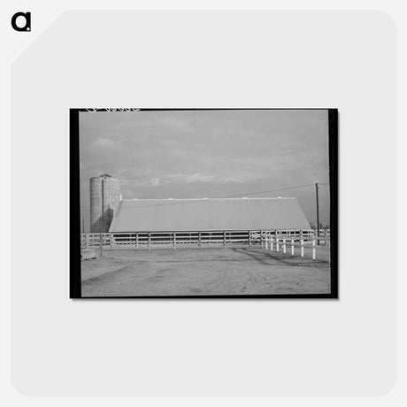 アートポストカード-Barn. Mineral King Cooperative Farm
 - ラッセル リー Postcard.