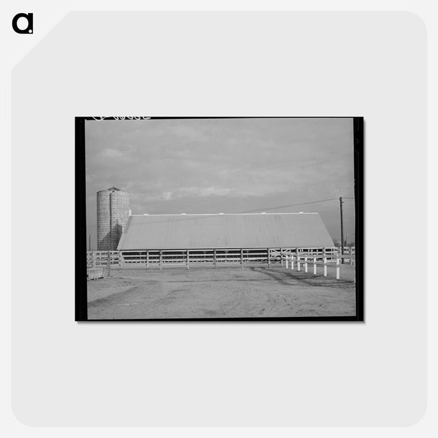 アートポストカード-Barn. Mineral King Cooperative Farm
 - ラッセル リー Postcard.
