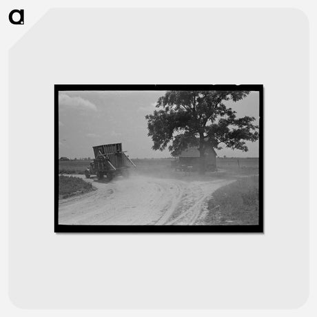 アートポストカード-House Erection
 - ラッセル リー Postcard.