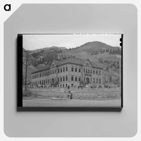 アートパネル-Public School, Telluride
 - ラッセル リー Canvas.