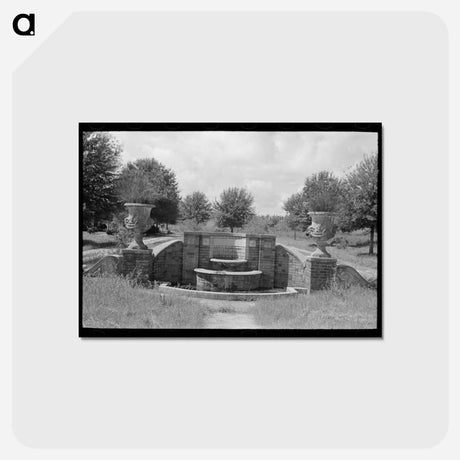 アートポストカード-Riverside Park Entrance
 - ラッセル リー Postcard.