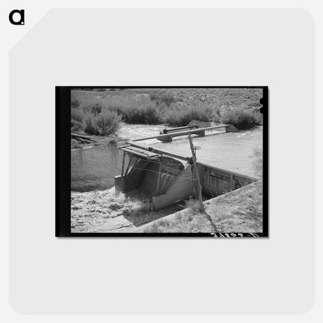 アートポストカード-Irrigation Diversion, New Mexico
 - ラッセル リー Postcard.