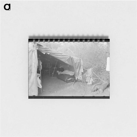 アートメモ帳-Tent Home of a Migrant Family
 - ラッセル リー Memo.