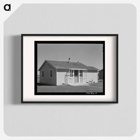 アートポスター-Farm Worker's House
 - ラッセル リー Poster.
