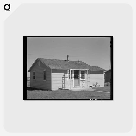 アートポストカード-Farm Worker's House
 - ラッセル リー Postcard.