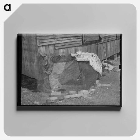 アートパネル-Chicken Coop, Oklahoma
 - ラッセル リー Canvas.