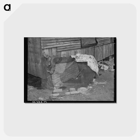 アートポストカード-Chicken Coop, Oklahoma
 - ラッセル リー Postcard.