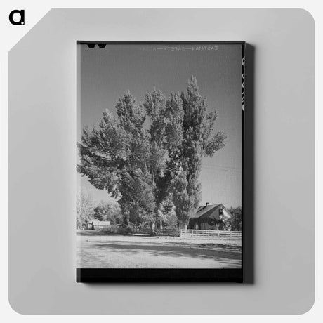 アートパネル-Home of Mormon Farmer
 - ラッセル リー Canvas.