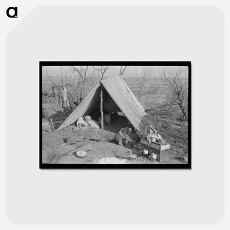アートポストカード-El Indio Camp
 - ラッセル リー Postcard.