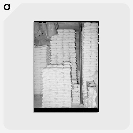 アートポストカード-Flour Stacks, San Angelo
 - ラッセル リー Postcard.