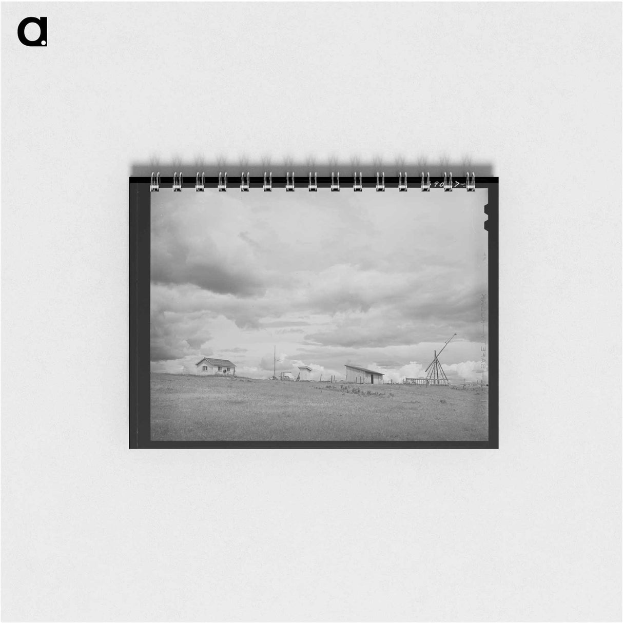 アートメモ帳-Dead Ox Flat Farmstead
 - ラッセル リー Memo.
