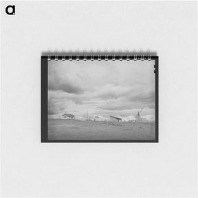 アートメモ帳-Dead Ox Flat Farmstead
 - ラッセル リー Memo.