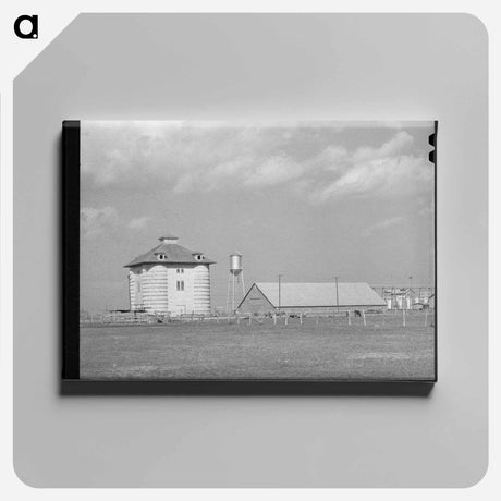 アートパネル-San Patricio Cotton Gin
 - ラッセル リー Canvas.