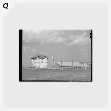 アートポストカード-San Patricio Cotton Gin
 - ラッセル リー Postcard.