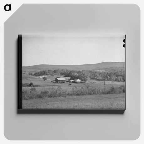 アートパネル-Vermont Farm Near Arlington
 - ラッセル リー Canvas.