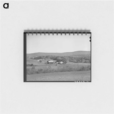 アートメモ帳-Vermont Farm Near Arlington
 - ラッセル リー Memo.
