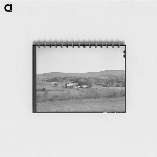 アートメモ帳-Vermont Farm Near Arlington
 - ラッセル リー Memo.