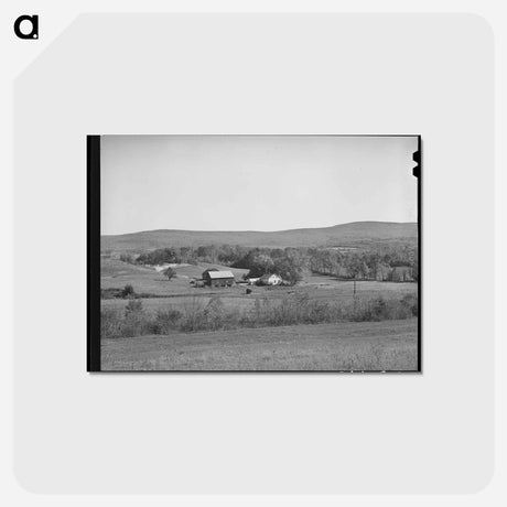 アートポストカード-Vermont Farm Near Arlington
 - ラッセル リー Postcard.