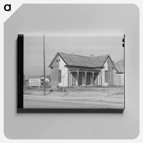 アートパネル-Painting a House, San Angelo
 - ラッセル リー Canvas.