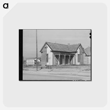 アートポストカード-Painting a House, San Angelo
 - ラッセル リー Postcard.