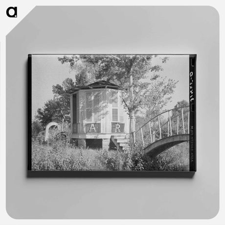 アートパネル-Chapel and Shrine on Bayou Teche
 - ラッセル リー Canvas.