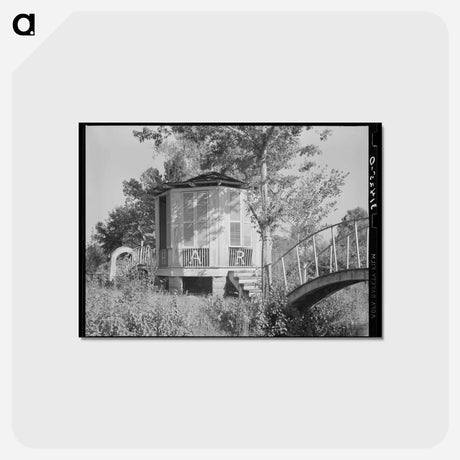 アートポストカード-Chapel and Shrine on Bayou Teche
 - ラッセル リー Postcard.