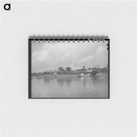 アートメモ帳-Freighter Leaving Houston
 - ラッセル リー Memo.