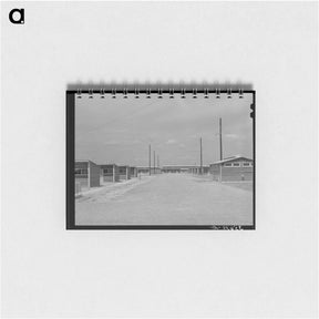 アートメモ帳-Sinton Migrant Camp Street
 - ラッセル リー Memo.