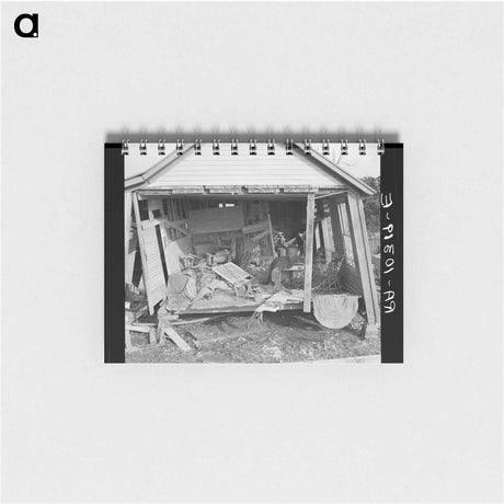 アートメモ帳-Black Township Flood Damage
 - ラッセル リー Memo.
