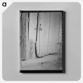 アートパネル-Locked Door, Mays Avenue Camp
 - ラッセル リー Canvas.