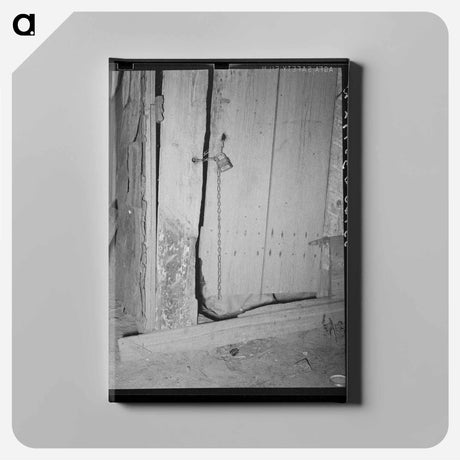 アートパネル-Locked Door, Mays Avenue Camp
 - ラッセル リー Canvas.