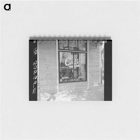 アートメモ帳-Restaurant Window, Big Falls, Minnesota
 - ラッセル リー Memo.