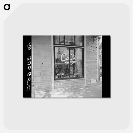 アートポストカード-Restaurant Window, Big Falls, Minnesota
 - ラッセル リー Postcard.