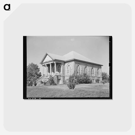 アートポストカード-Church. San Augustine, Texas
 - ラッセル リー Postcard.