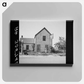 アートパネル-Barber Shop, Winton, Minnesota
 - ラッセル リー Canvas.