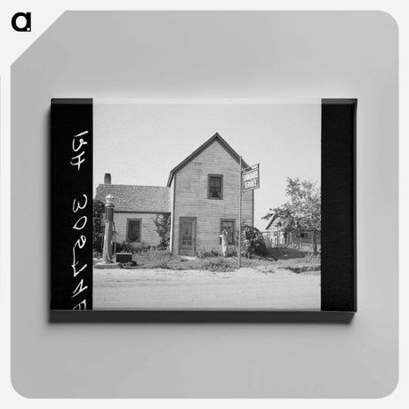 アートパネル-Barber Shop, Winton, Minnesota
 - ラッセル リー Canvas.