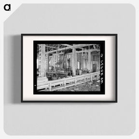 アートポスター-Machinery in Abandoned Excelsior Mill
 - ラッセル リー Poster.
