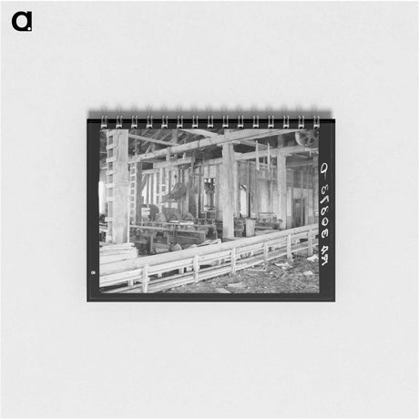 アートメモ帳-Machinery in Abandoned Excelsior Mill
 - ラッセル リー Memo.