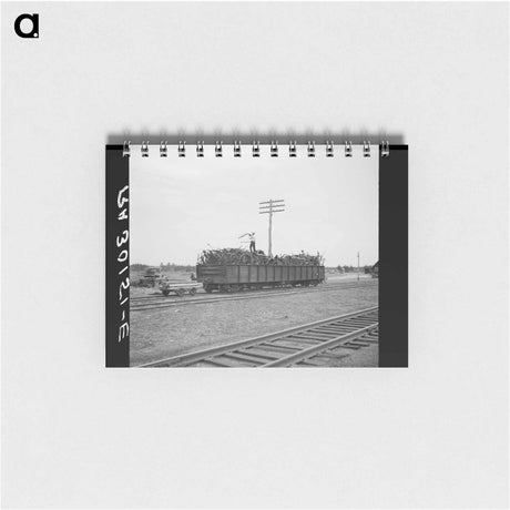 アートメモ帳-Loading Scrap Iron
 - ラッセル リー Memo.
