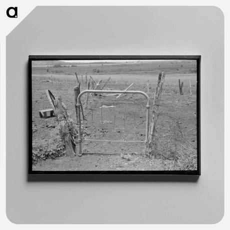 アートパネル-Oklahoma Farm Detail
 - ラッセル リー Canvas.