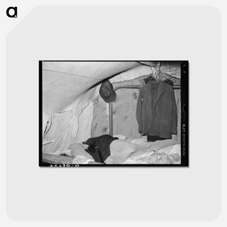 アートポストカード-Tent Home, Harlingen
 - ラッセル リー Postcard.