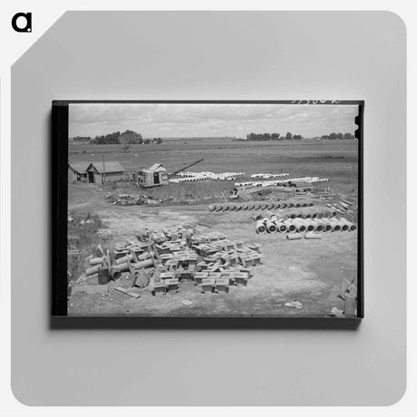 アートパネル-Irrigation Tile
 - ラッセル リー Canvas.