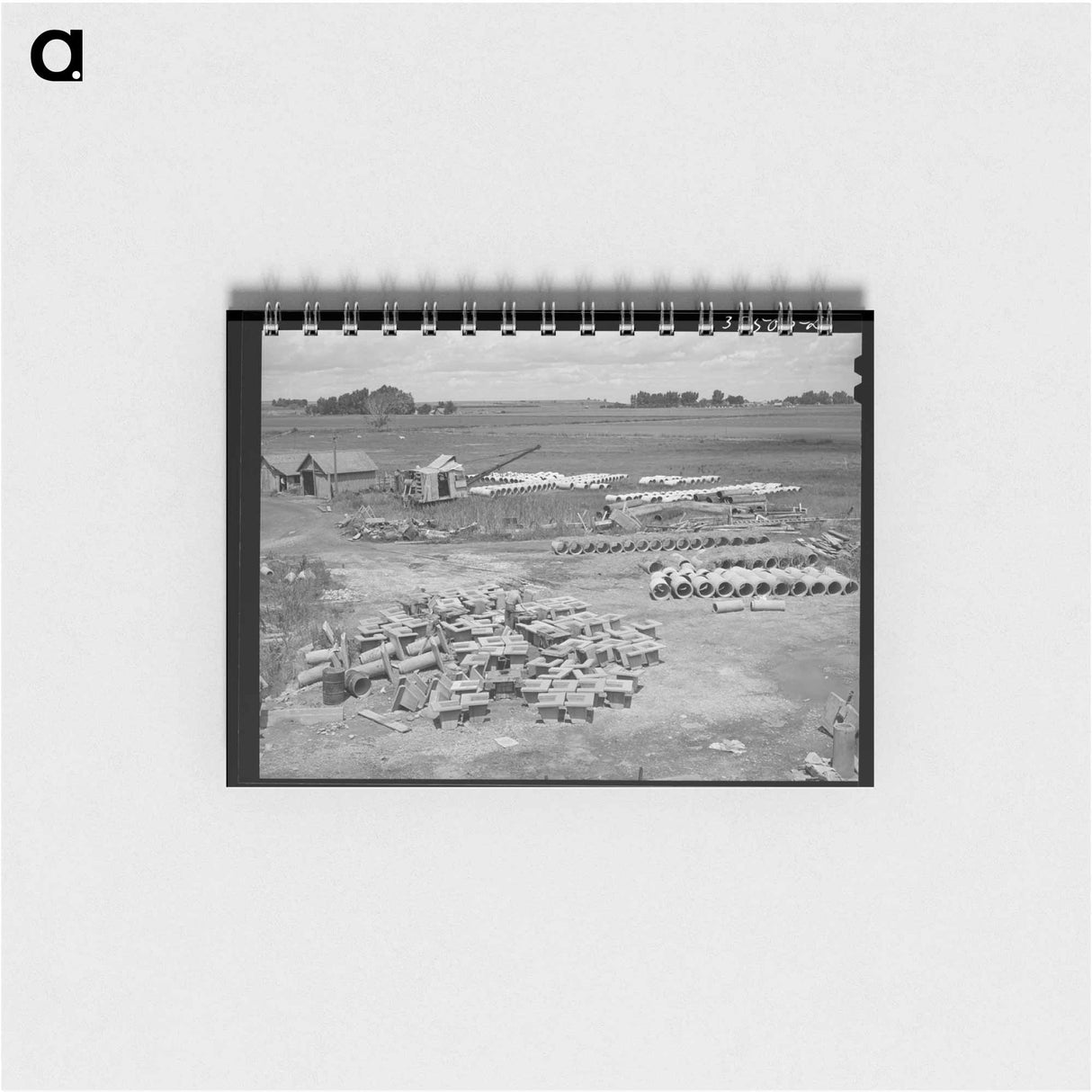 アートメモ帳-Irrigation Tile
 - ラッセル リー Memo.